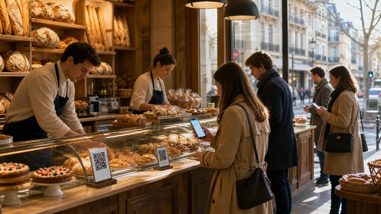 Bakery digital menu preview